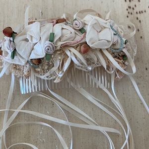 Elegant silk Hair comb